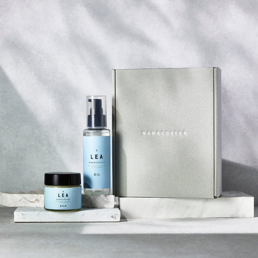 LEA ヘアバーム&ヘアオイルギフトボックスセット【結婚式 引き出物 美容グッズ ヘアケア】