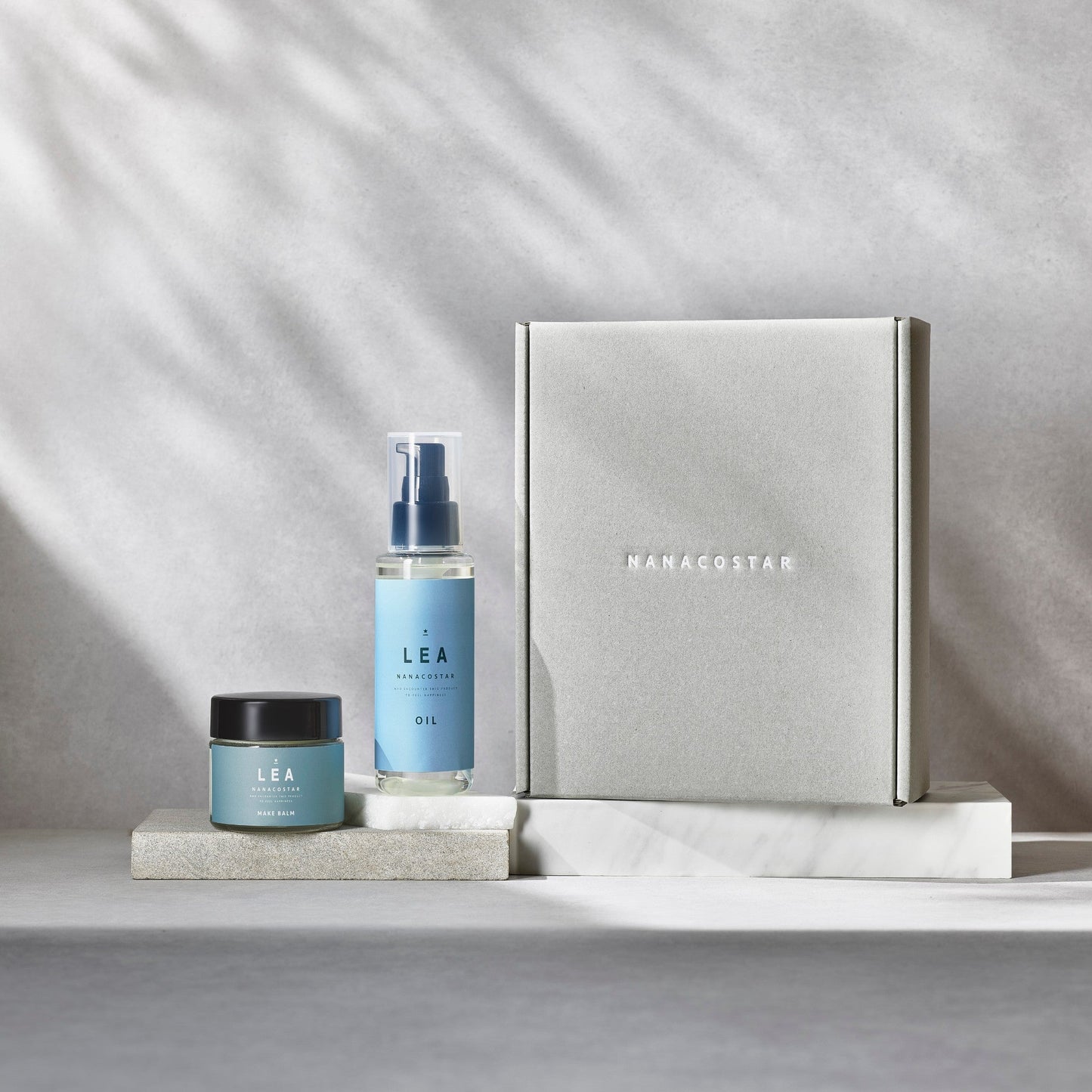 LEA メイクバーム&ヘアオイルギフトボックスセット【結婚式 引き出物 美容グッズ ヘアケア】