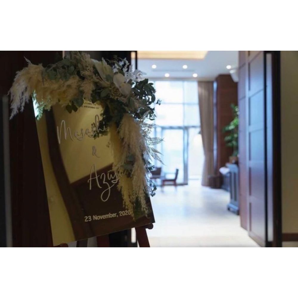 A2 welcomeboard ゴールドミラー 【結婚式 ウェルカムボード オーダーメイド】