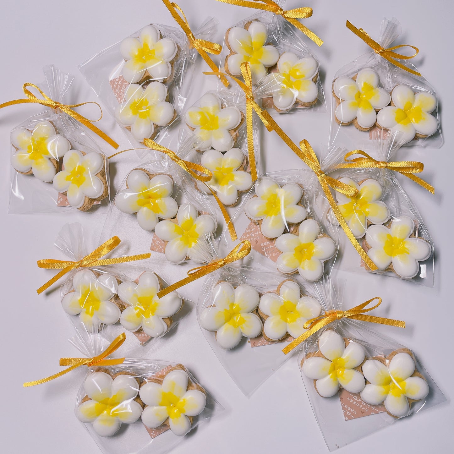 プルメリアのアイシングクッキー(プチギフト)