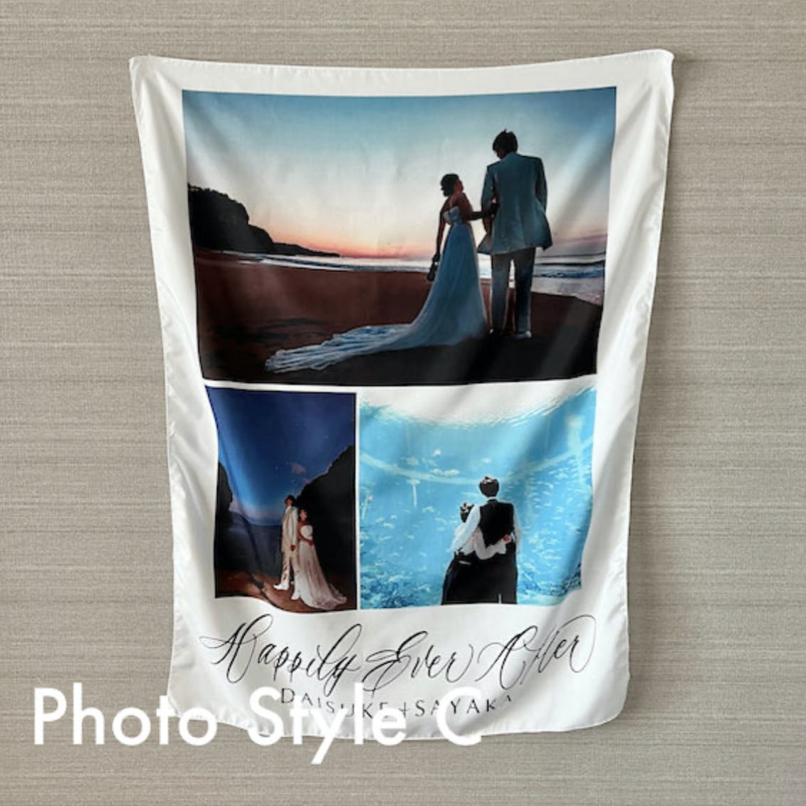 タペストリー 【結婚式 ウェルカムグッズ タペストリー】