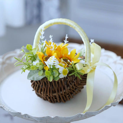 ひまわりのリングピロー