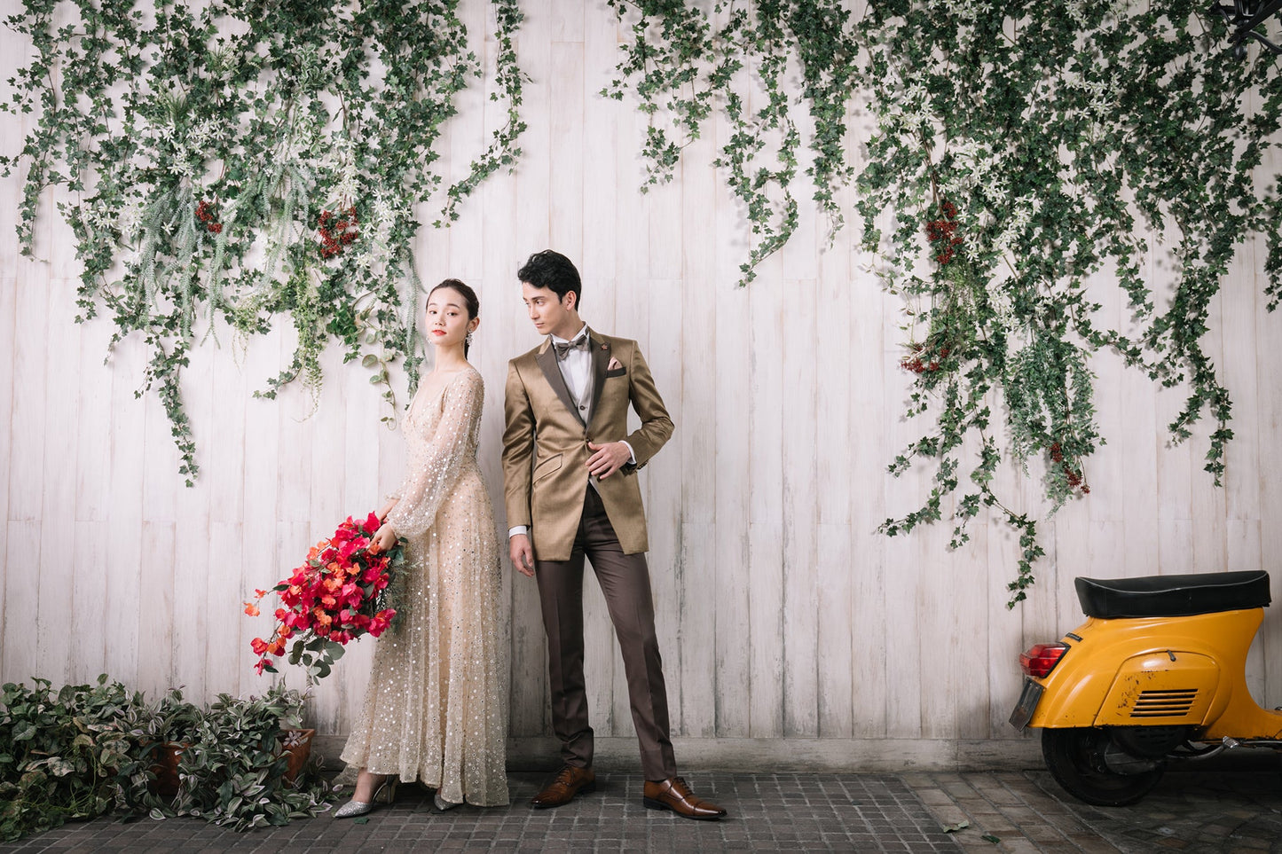 【スタジオ撮影】ドレス2着+24pアルバムプラン【結婚式 写真 フォトウェディング】