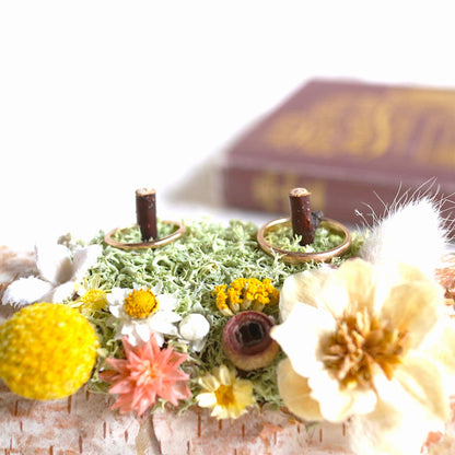 白樺のリングピロー