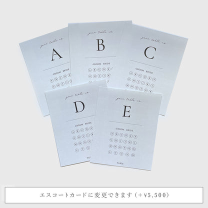 メニューブック | 4cards+1 “something blue” / 10部セット【結婚式　ペーパー　プロフィールブック】