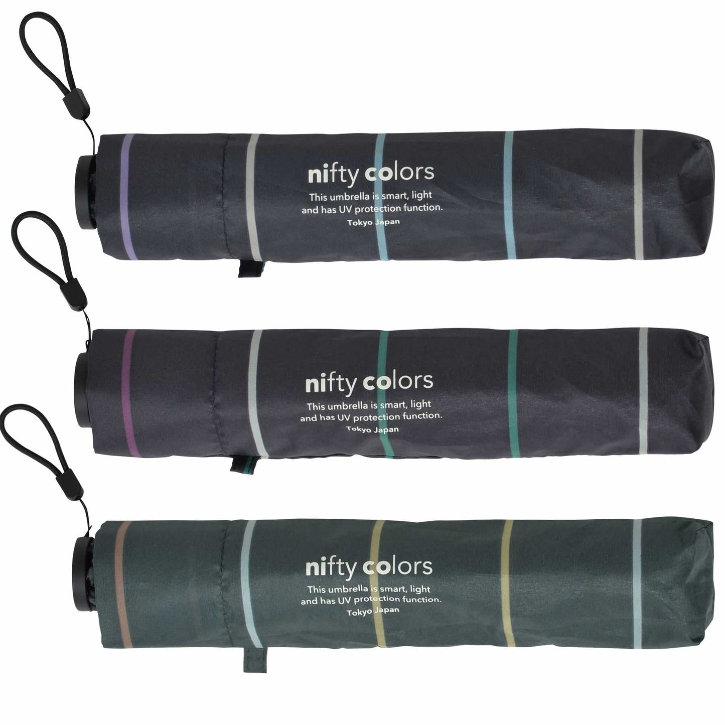 ボーダーカーボン軽量ミニ60【折りたたみ傘 おすすめ】 【結婚式 引き出物 ギフト】