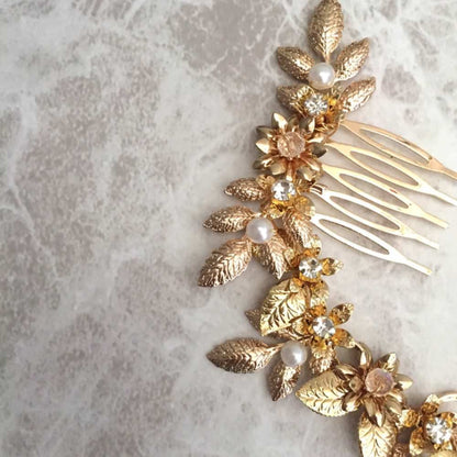 【ヘッドドレス】bon ブライダルヘッドドレス 【結婚式 ヘアアクセサリー】