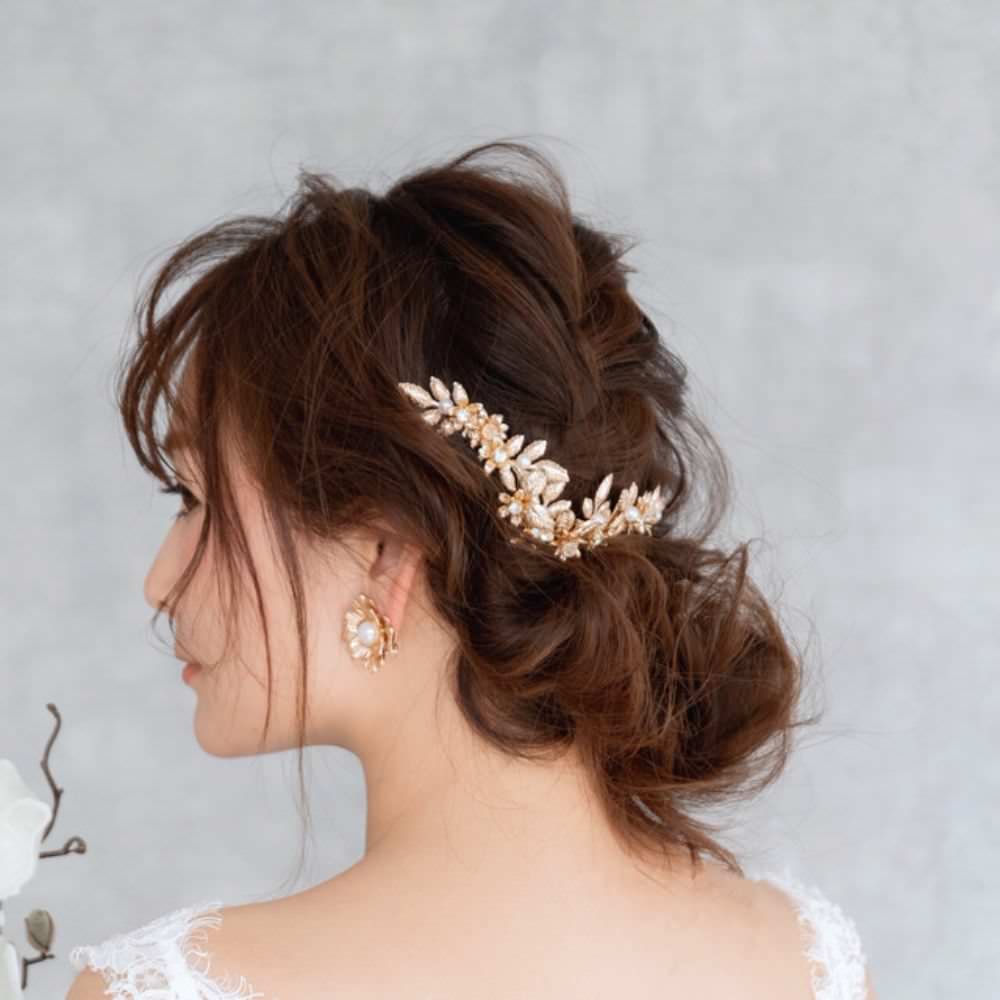【ヘッドドレス】bon ブライダルヘッドドレス 【結婚式 ヘアアクセサリー】