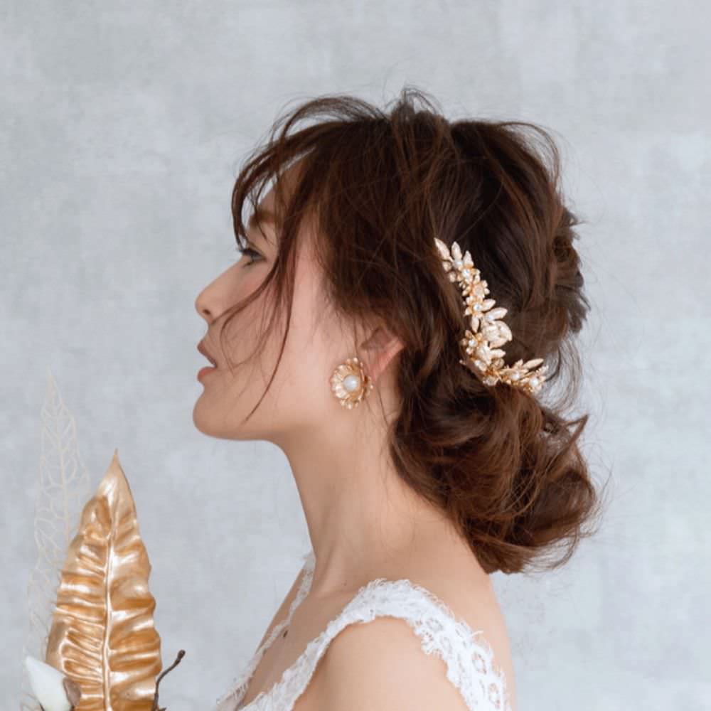 【ヘッドドレス】bon ブライダルヘッドドレス 【結婚式 ヘアアクセサリー】