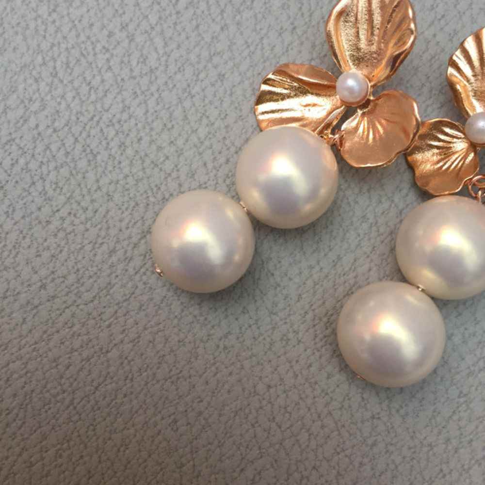 オリジナル商品clover ゴールドピアス/ブライダルアクセサリー 【結婚式 ピアス イヤリング】