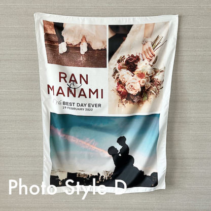 タペストリー 【結婚式 ウェルカムグッズ タペストリー】