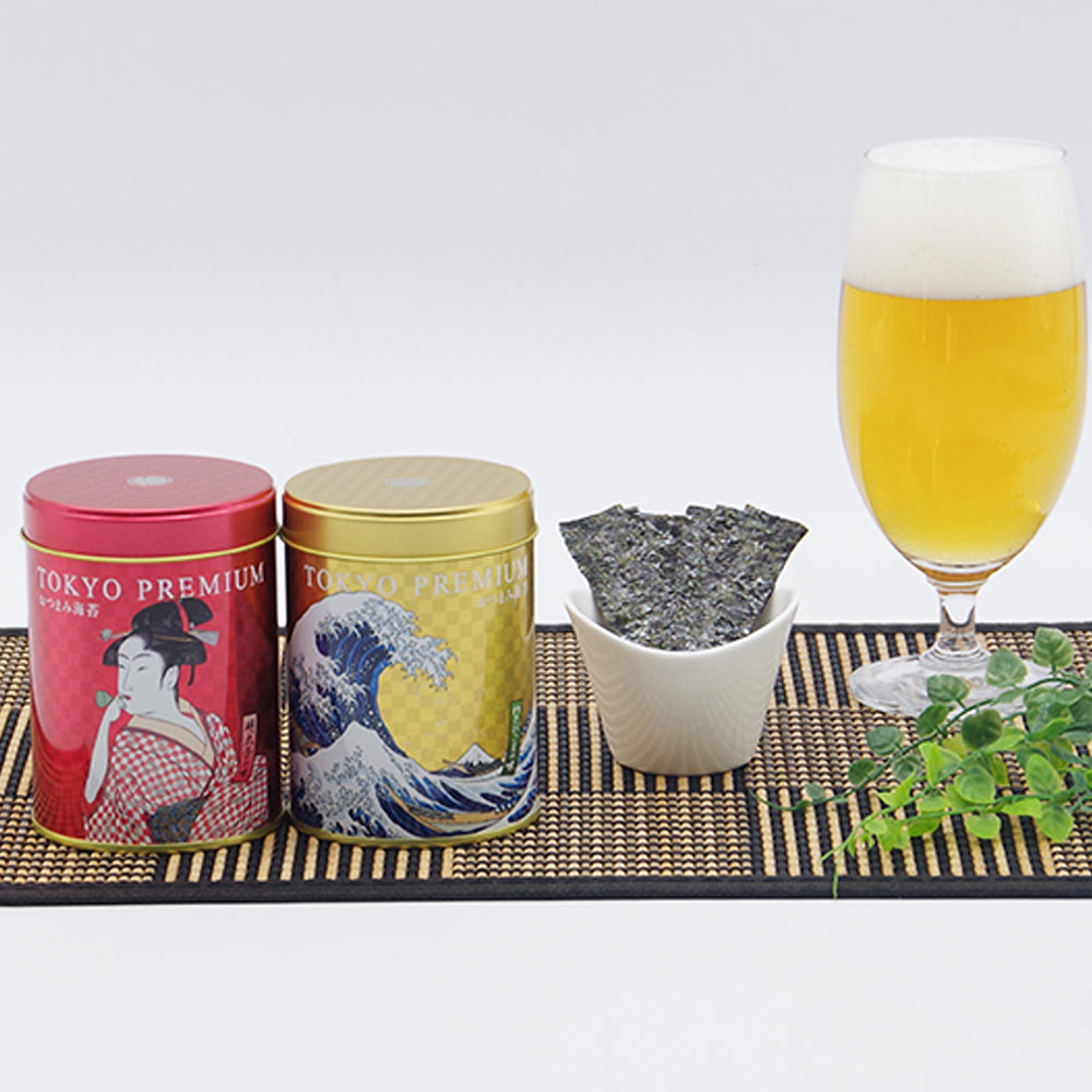 山本海苔店 東京プレミアム おつまみ海苔 2缶詰合せ 【結婚式 ギフト 縁起物】