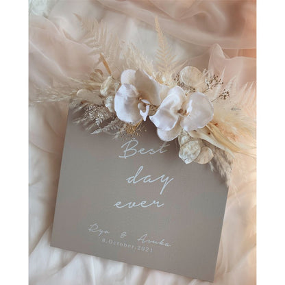 welcomeboard スクエアサイズ ① 【結婚式 ウェルカムボード オーダーメイド】