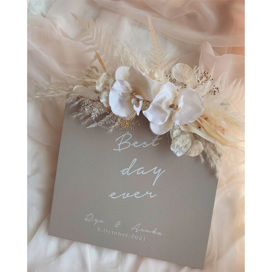 welcomeboard スクエアサイズ ① 【結婚式 ウェルカムボード オーダーメイド】