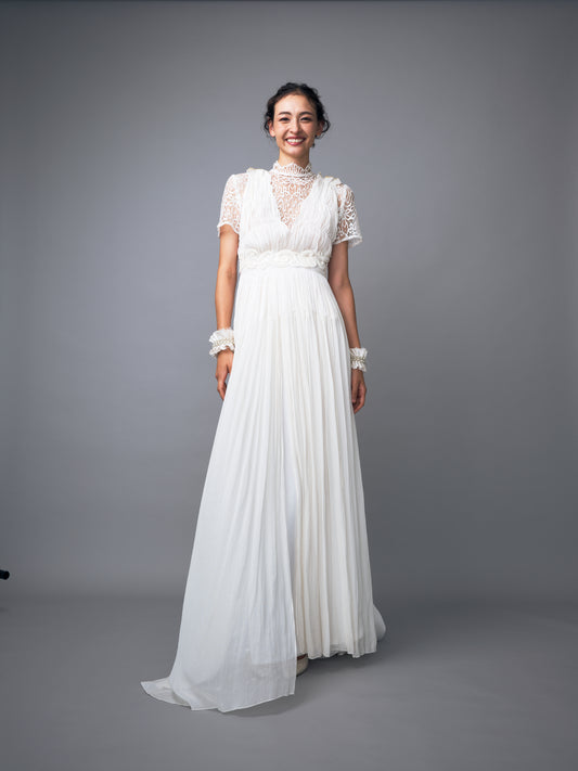 ヴィンテージレースドレス【ウェディングドレス レンタル】