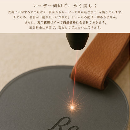 「1個から購入可能」シューホーン席札（丸型）｜ボールチェーン・エスコートカード・ネームタグ・ラゲッジタグ ・靴ベラ・くつ