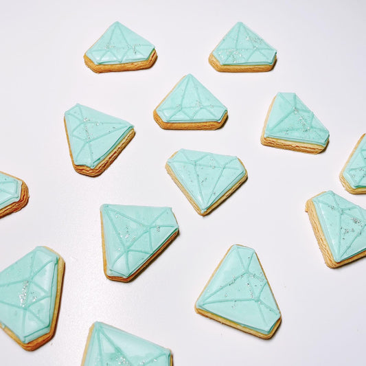 ダイヤモンドのアイシングクッキー(プチギフト)