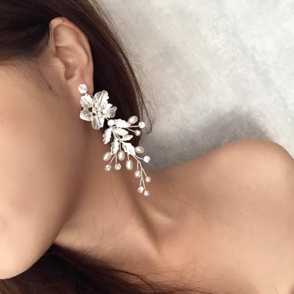 【ピアス・イヤリング】Natural Wedding ブライダルイヤリング 【結婚式 ピアス イヤリング】