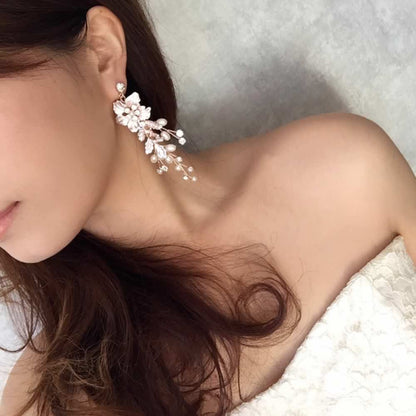 【ピアス・イヤリング】Natural Wedding ブライダルイヤリング 【結婚式 ピアス イヤリング】