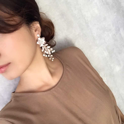 【ピアス・イヤリング】Natural Wedding ブライダルイヤリング 【結婚式 ピアス イヤリング】