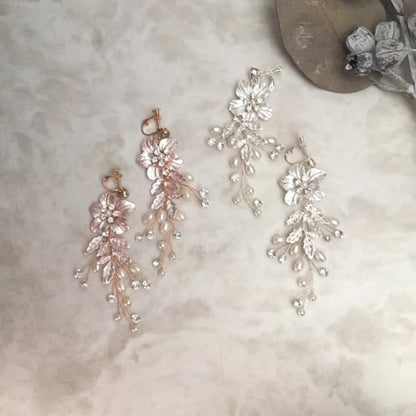 【ピアス・イヤリング】Natural Wedding ブライダルイヤリング 【結婚式 ピアス イヤリング】