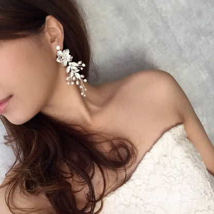 【ピアス・イヤリング】Natural Wedding ブライダルイヤリング 【結婚式 ピアス イヤリング】