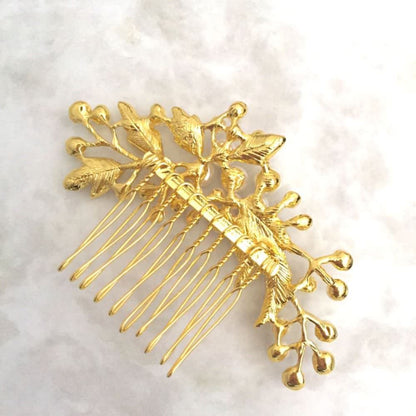 【ヘッドドレス】Lily ブライダルヘッドピース 【結婚式 ヘアアクセサリー】