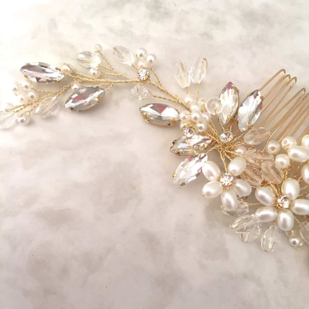 【ヘッドドレス】tree ブライダルヘッドピース 【結婚式 ヘアアクセサリー】