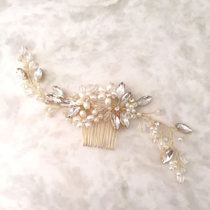 【ヘッドドレス】tree ブライダルヘッドピース 【結婚式 ヘアアクセサリー】