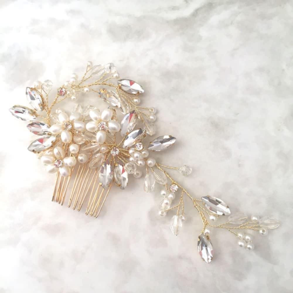 【ヘッドドレス】tree ブライダルヘッドピース 【結婚式 ヘアアクセサリー】