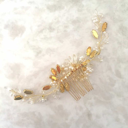 【ヘッドドレス】tree ブライダルヘッドピース 【結婚式 ヘアアクセサリー】