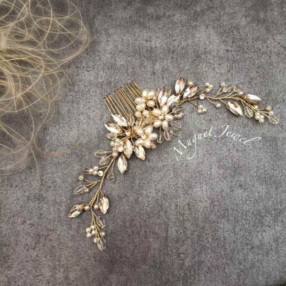 【ヘッドドレス】tree ブライダルヘッドピース 【結婚式 ヘアアクセサリー】