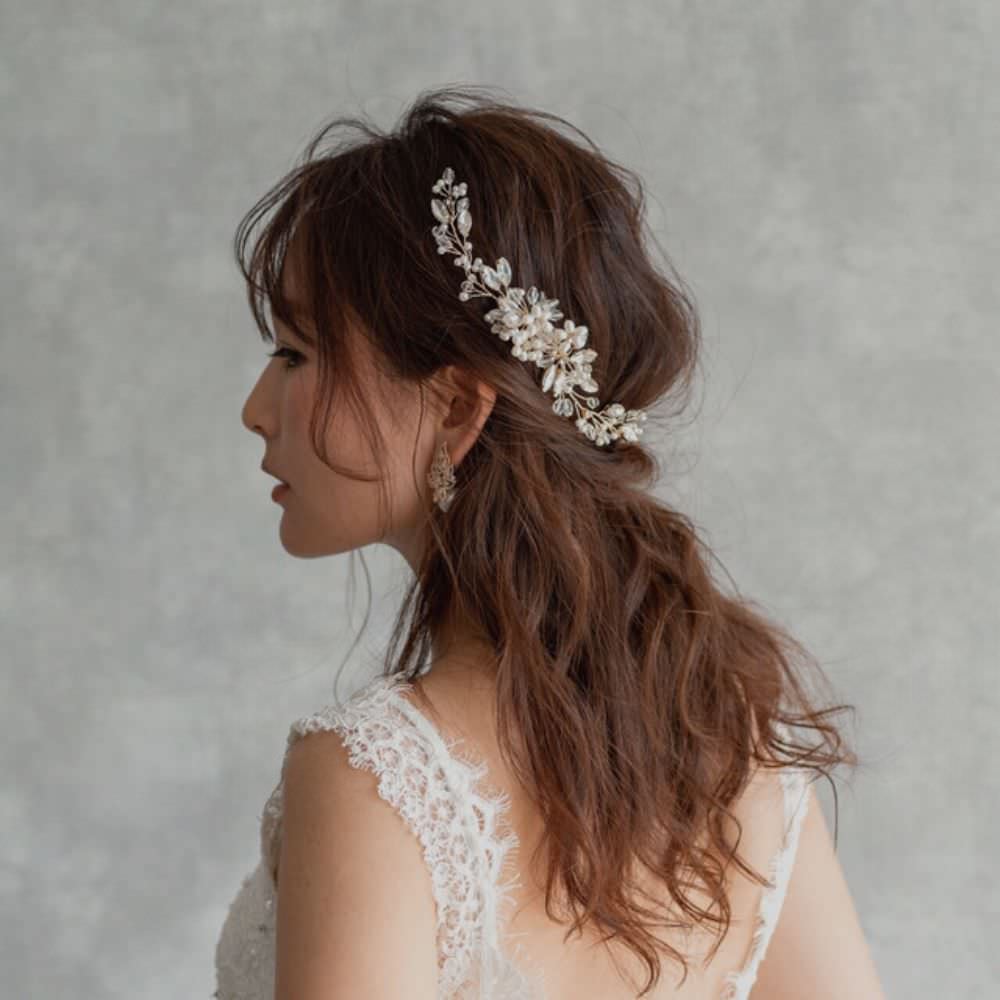 【ヘッドドレス】tree ブライダルヘッドピース 【結婚式 ヘアアクセサリー】