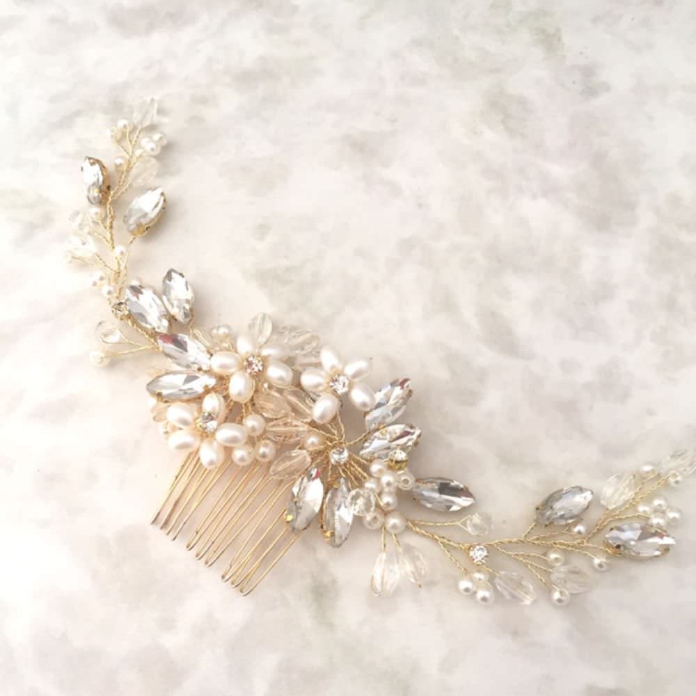 【ヘッドドレス】tree ブライダルヘッドピース 【結婚式 ヘアアクセサリー】