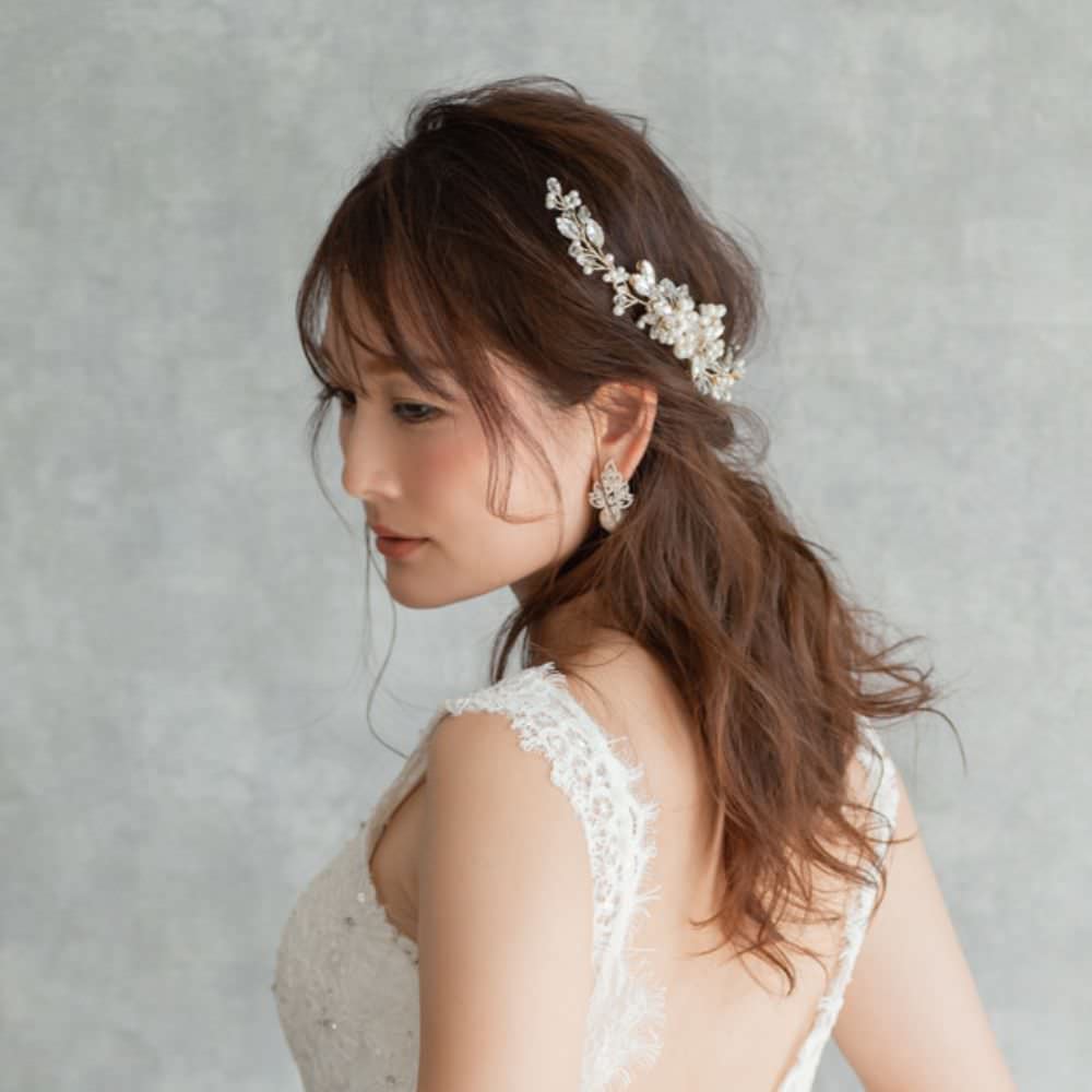 【ヘッドドレス】tree ブライダルヘッドピース 【結婚式 ヘアアクセサリー】