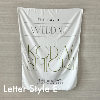 タペストリー 【結婚式 ウェルカムグッズ タペストリー】