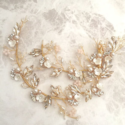 【ヘッドドレス】Lien ブライダルヘッドドレス 【結婚式 ヘアアクセサリー】