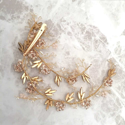 【ヘッドドレス】Lien ブライダルヘッドドレス 【結婚式 ヘアアクセサリー】