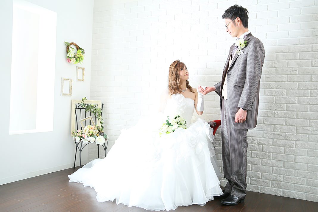 スタジオ洋装1着プラン　【結婚式　写真　フォト　撮影】