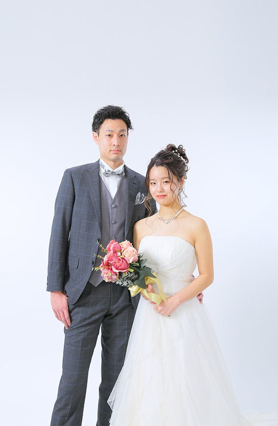 スタジオ洋装撮影　厳選20カットデータ付プラン　【結婚式　写真　フォト　撮影】