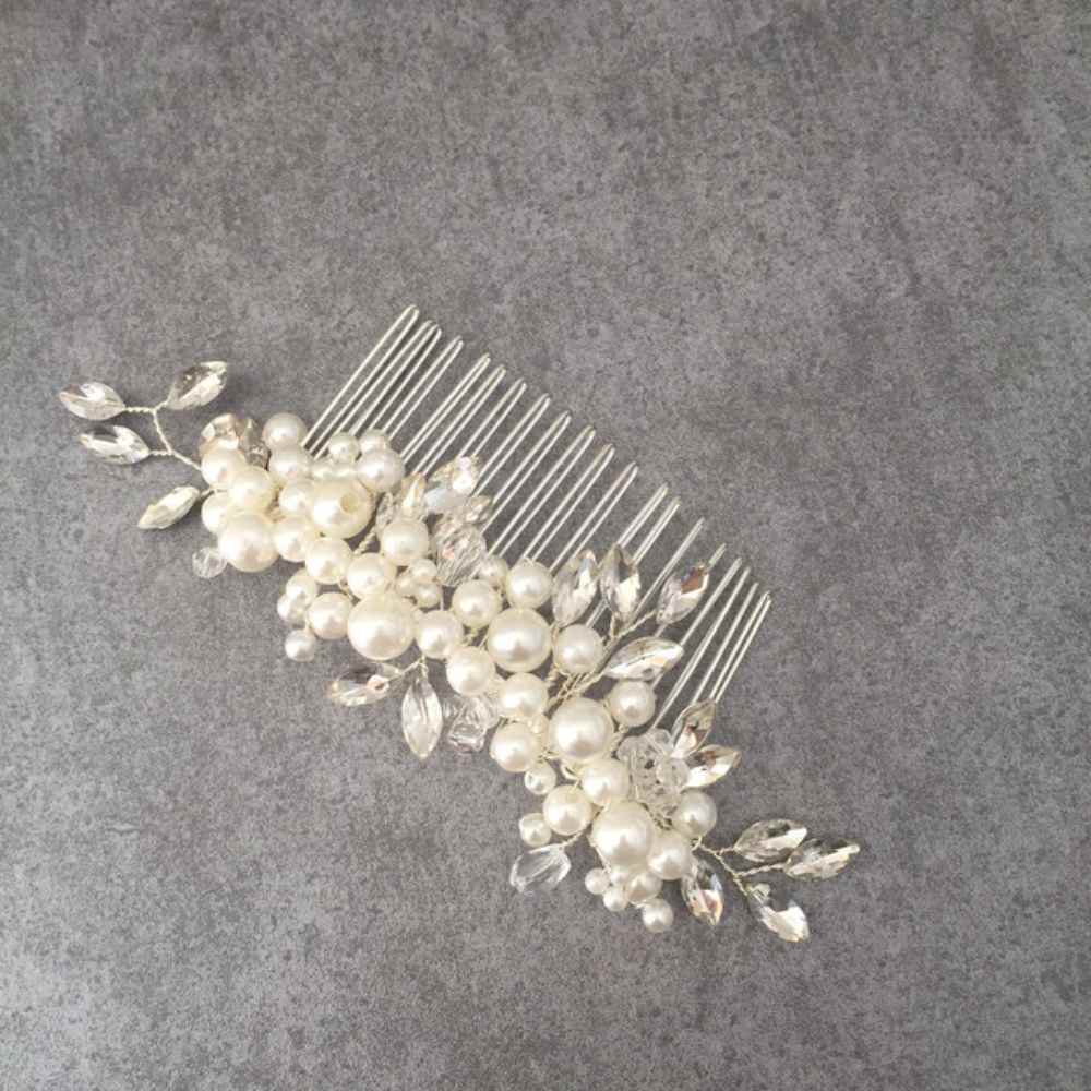 【ヘッドドレス】pearl ブライダルヘッドピース 【結婚式 ヘアアクセサリー】