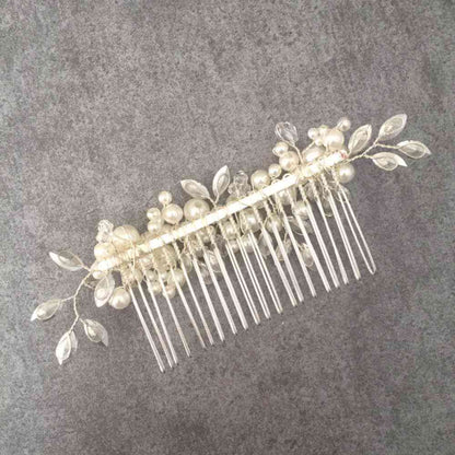 【ヘッドドレス】pearl ブライダルヘッドピース 【結婚式 ヘアアクセサリー】