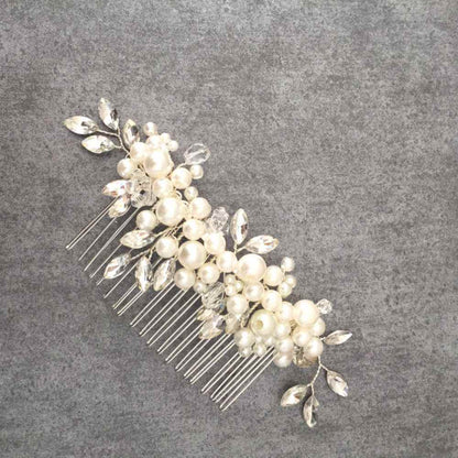 【ヘッドドレス】pearl ブライダルヘッドピース 【結婚式 ヘアアクセサリー】