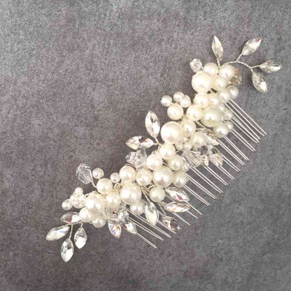 【ヘッドドレス】pearl ブライダルヘッドピース 【結婚式 ヘアアクセサリー】