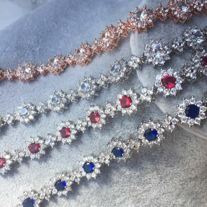 classical silver ジルコニアネックレス&ピアスset/ブライダルアクセサリー 【結婚式 アクセサリーセット】
