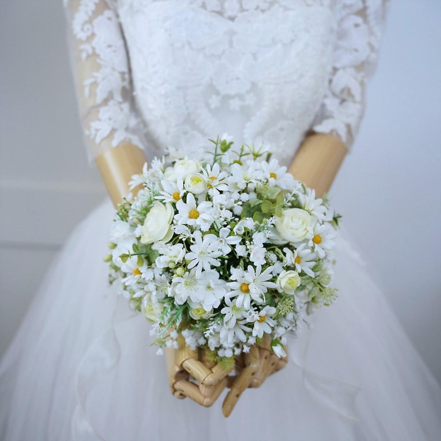 白い小花のナチュラルブーケ