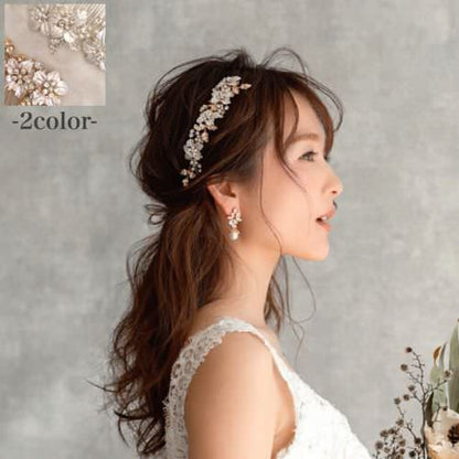 【ヘッドドレス】torsion ブライダルヘッドピース 【結婚式　ヘアアクセサリー】