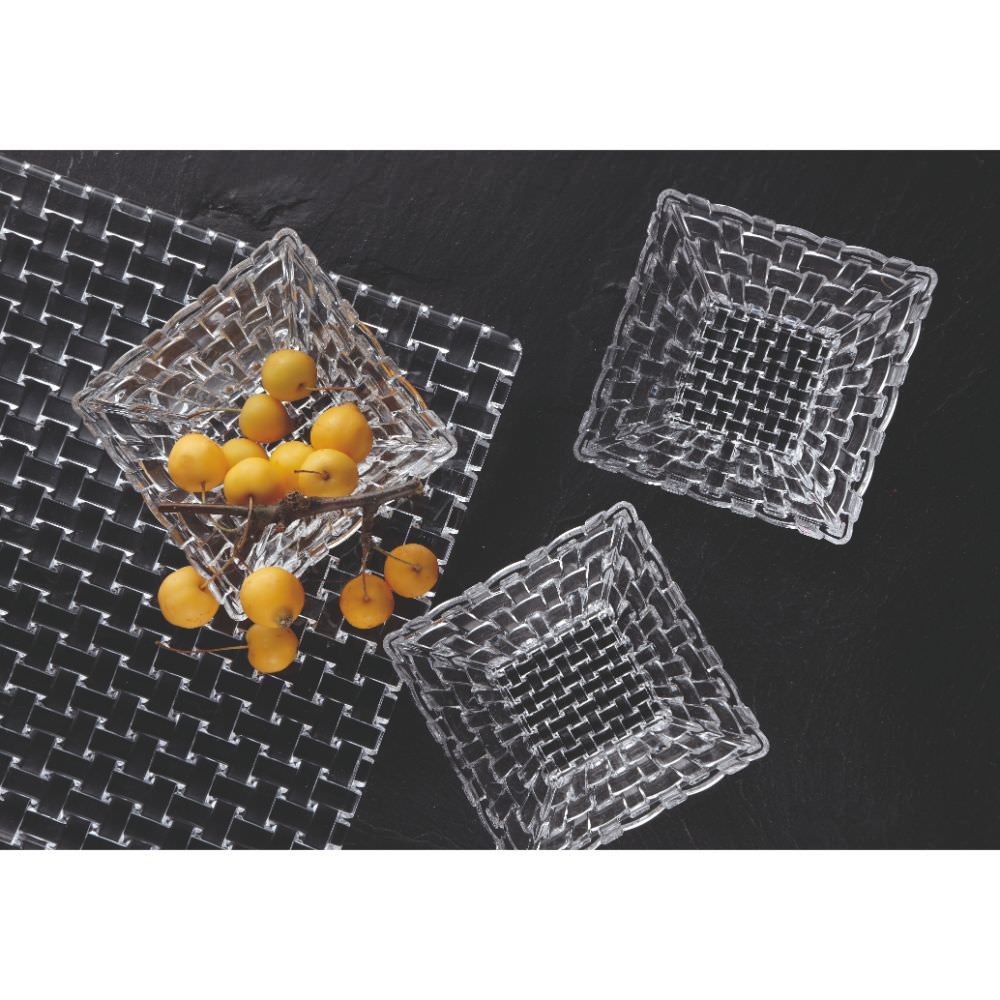 <ボサノバ> スクエアボウル ペア 12cm(2個入) ギフトボックス入 【結婚式 ギフト 引き出物 食器類】