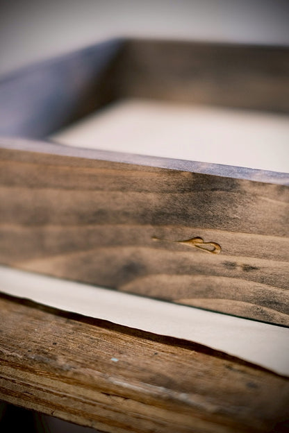 【comme si.】 真鍮のガラスボックス 正方形 30名～60名〈ゲスト参加型結婚証明書〉