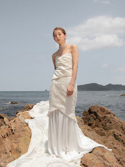 レースマーメイドドレス【ウェディングドレス レンタル】